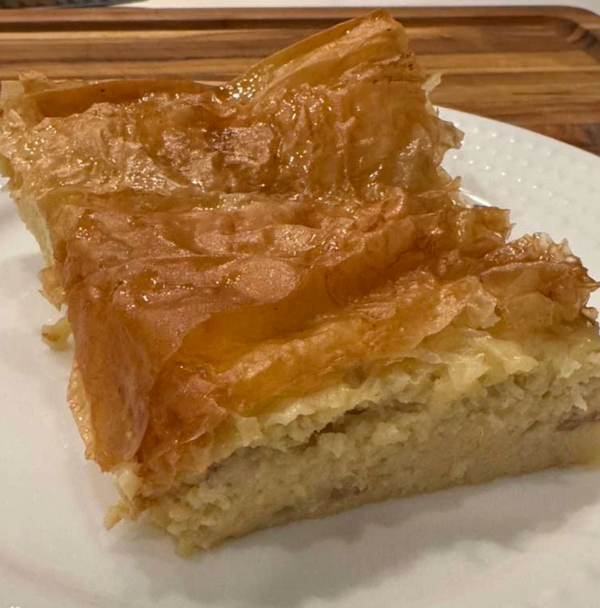 Classic Greek Galaktoboureko: A Creamy Custard Delight