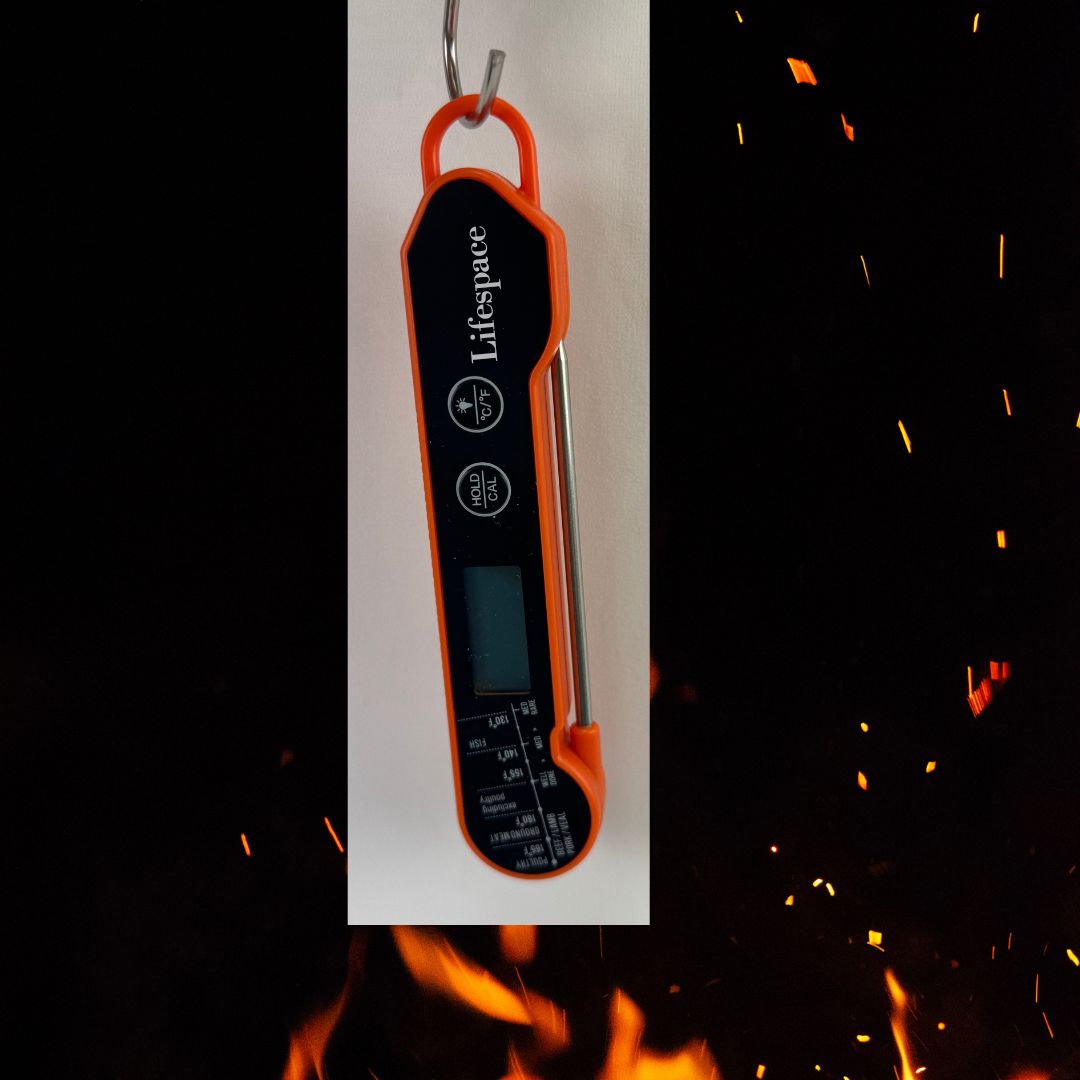 Lifespace Instant Read Waterproof Folding Meat Thermometer