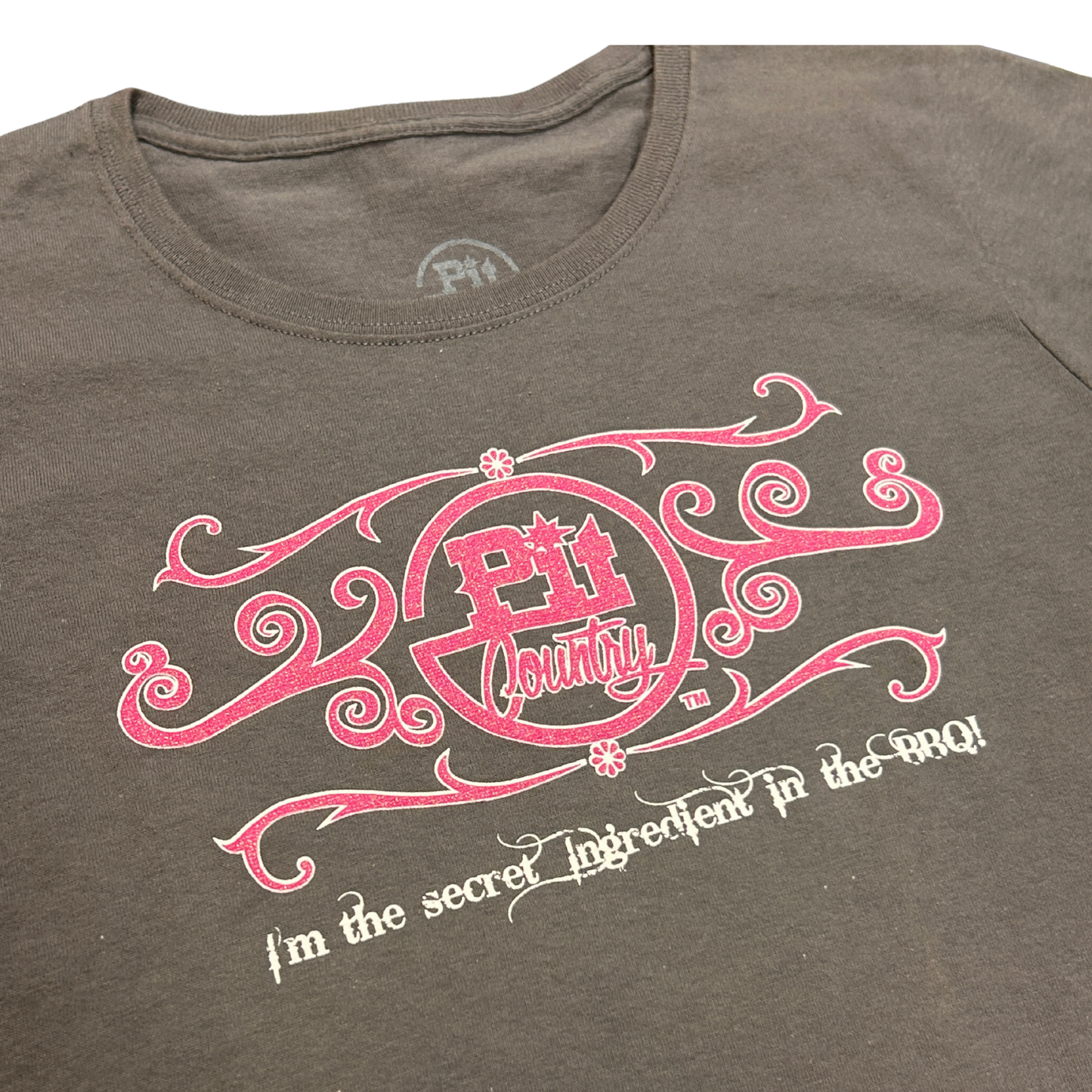 Pit Country Premium Graphic Crewneck Ladies T-Shirt - “I'm the Secret Ingredient in the BBQ”