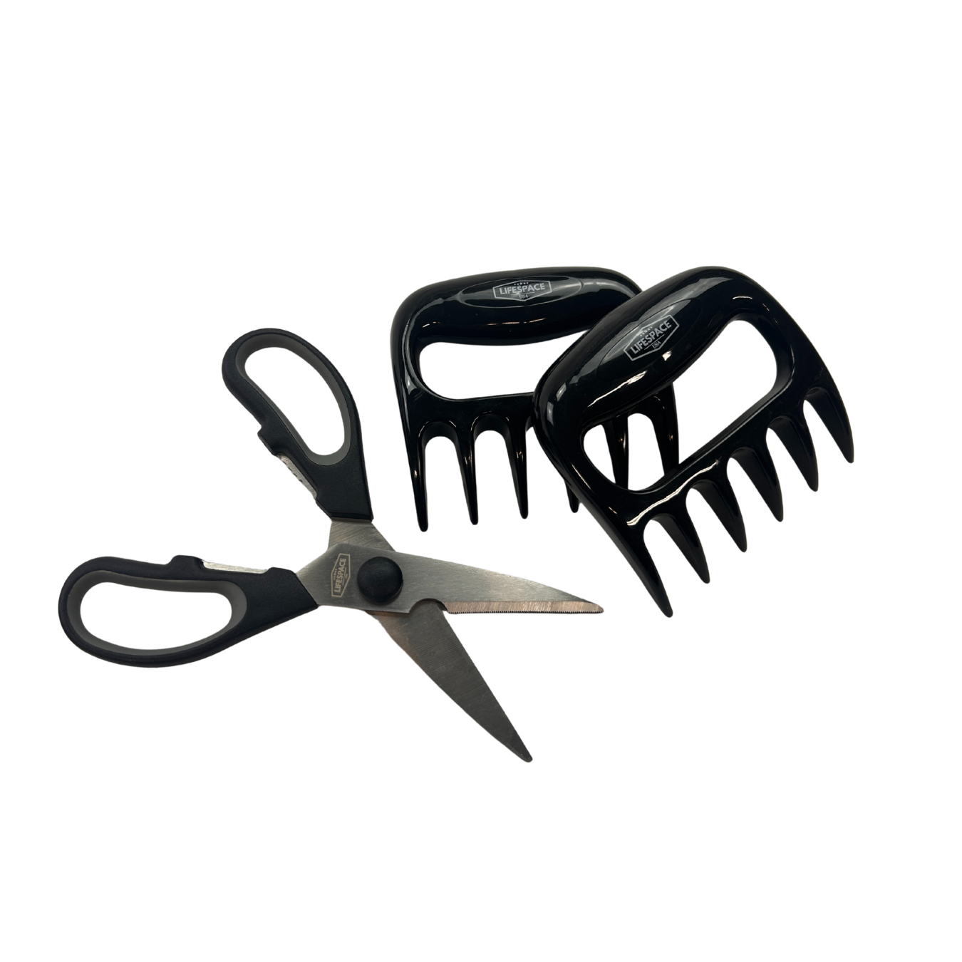 Lifespace 9-piece FDA Approved Quality Chef Knife & Tool Set in a Black Wax Canvas Knife Roll