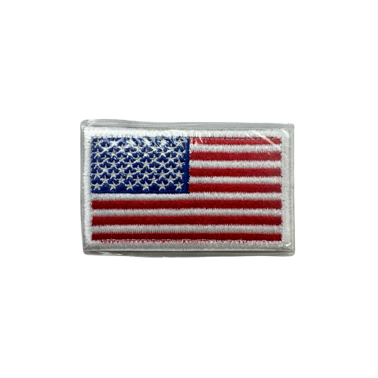 Lifespace USA Flag Embroidered Velcro Patch
