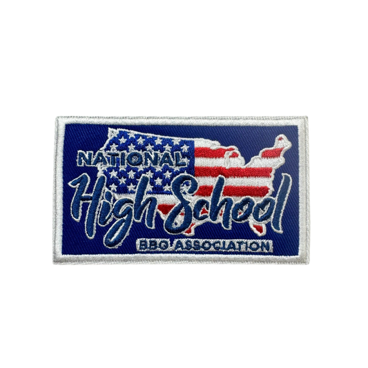 Lifespace National High School BBQ Association Embroidered Velcro Patch