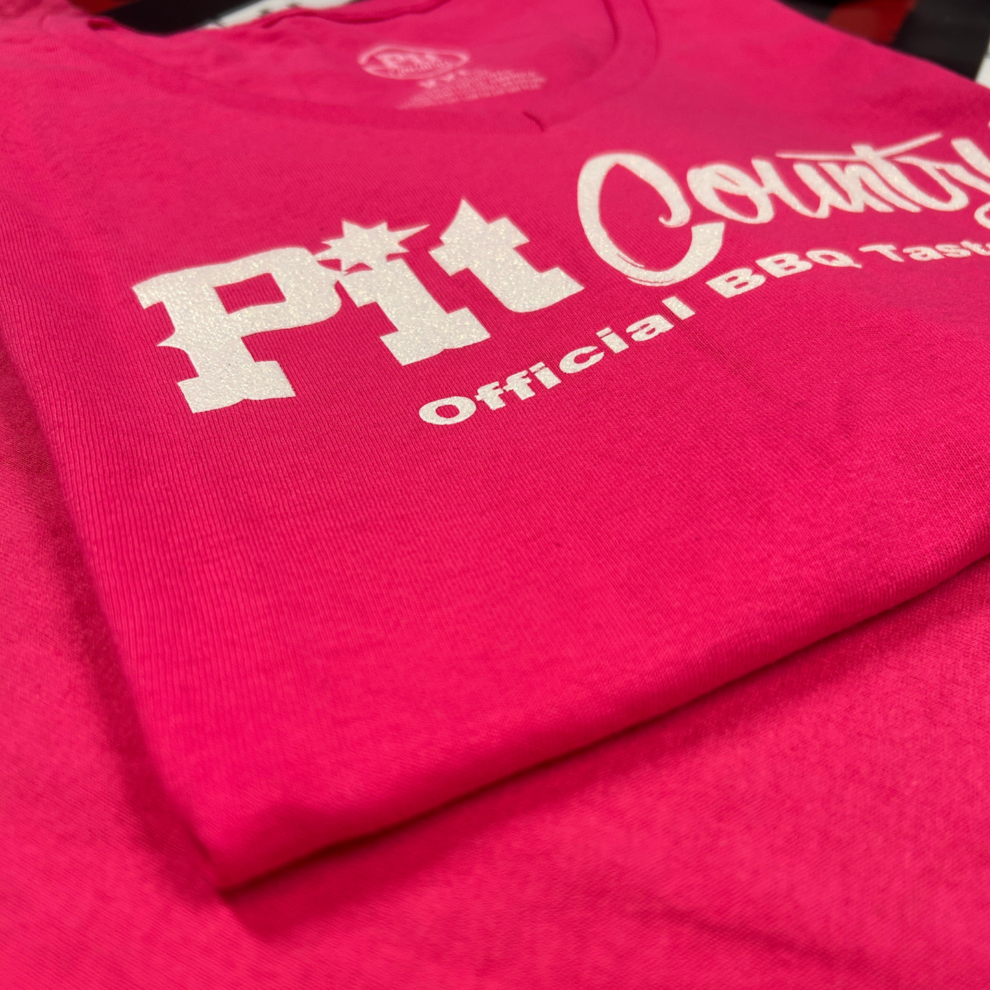 Pit Country Premium Graphic V-Neck Ladies T-Shirt - "Official BBQ Taster"