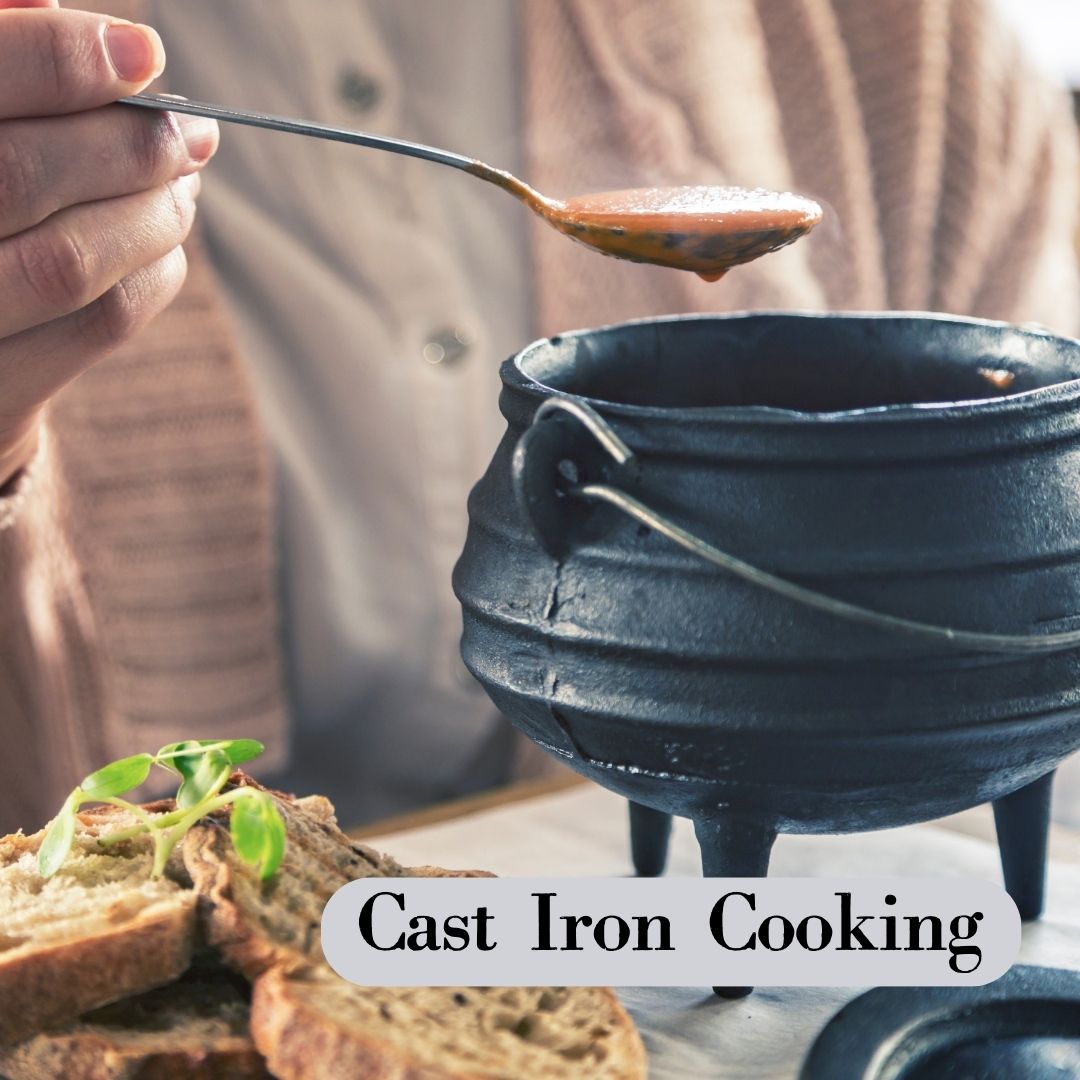 Lifespace Cast Iron No 1/4 African 3-leg Potjie Pot (2 pack) - 1.37pt each