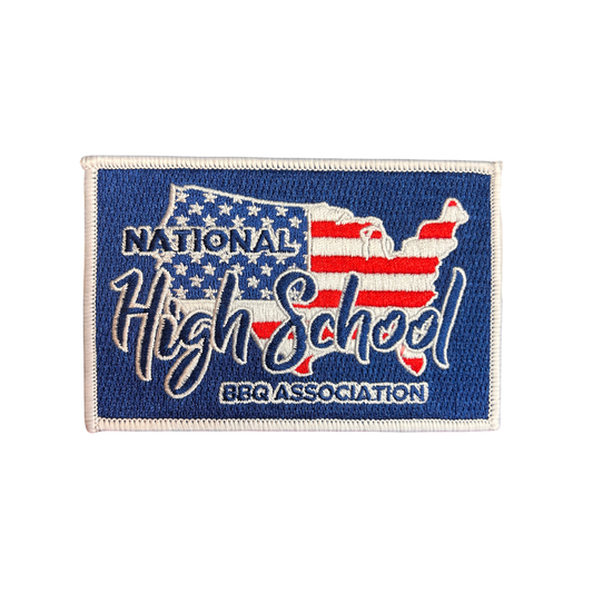 National High School BBQ Association Premium Rectangular Patch