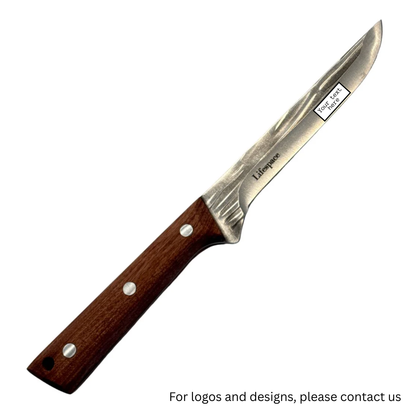 Lifespace Texas Barbecue 5.7 Inch Trimming/ Boning Knife with Red Wood Handle