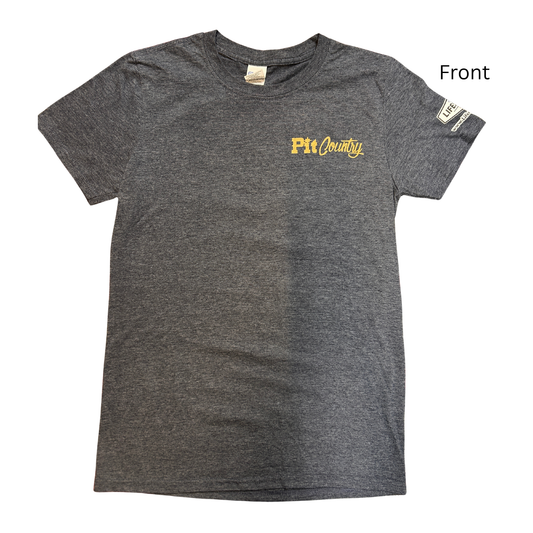 Pit Country Premium Graphic Crewneck Mens T-Shirt - "BBQ King"