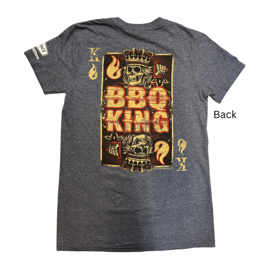 Pit Country Premium Graphic Crewneck Mens T-Shirt - "BBQ King"