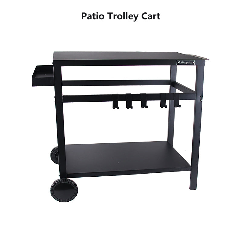Lifespace Deluxe Patio Trolley Cart: Unleash the Joy of Outdoor Entertaining
