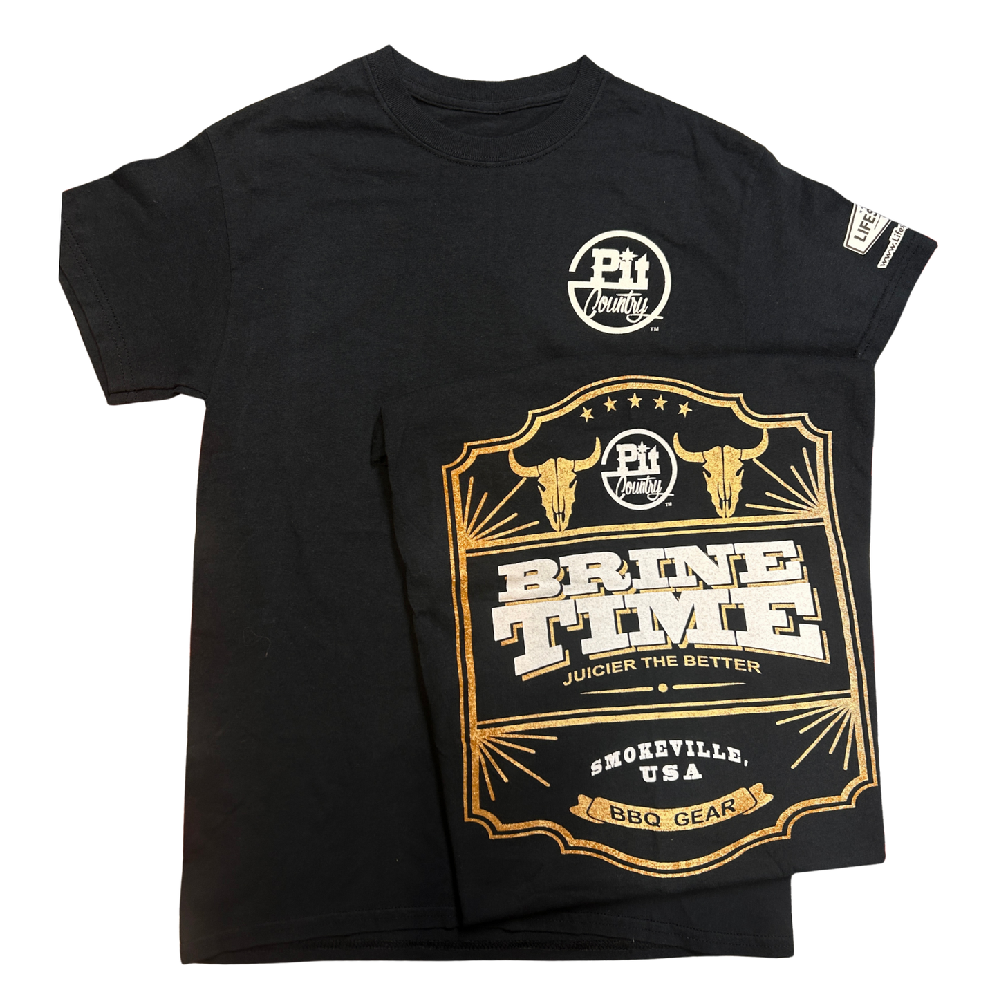 Pit Country Premium Graphic Crewneck Mens T-Shirt - “Brine Time"