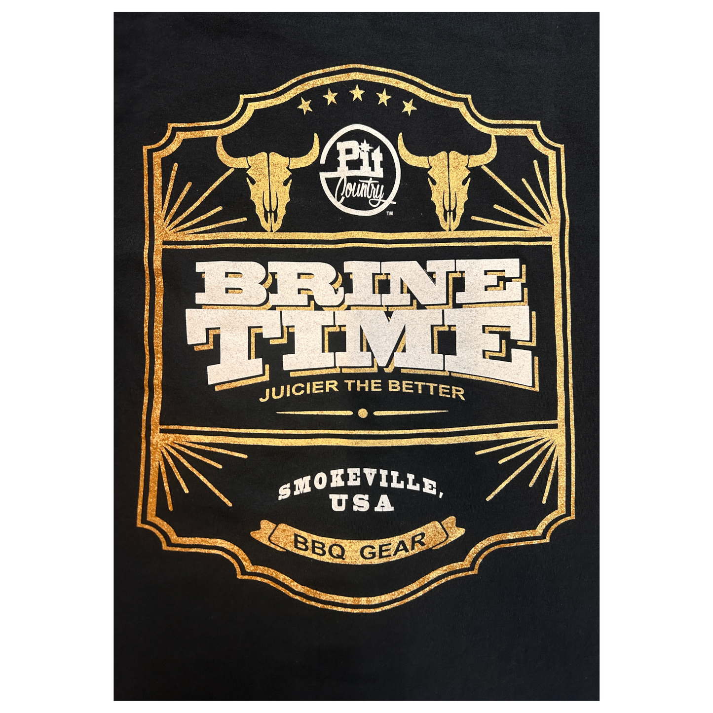 Pit Country Premium Graphic Crewneck Mens T-Shirt - “Brine Time"