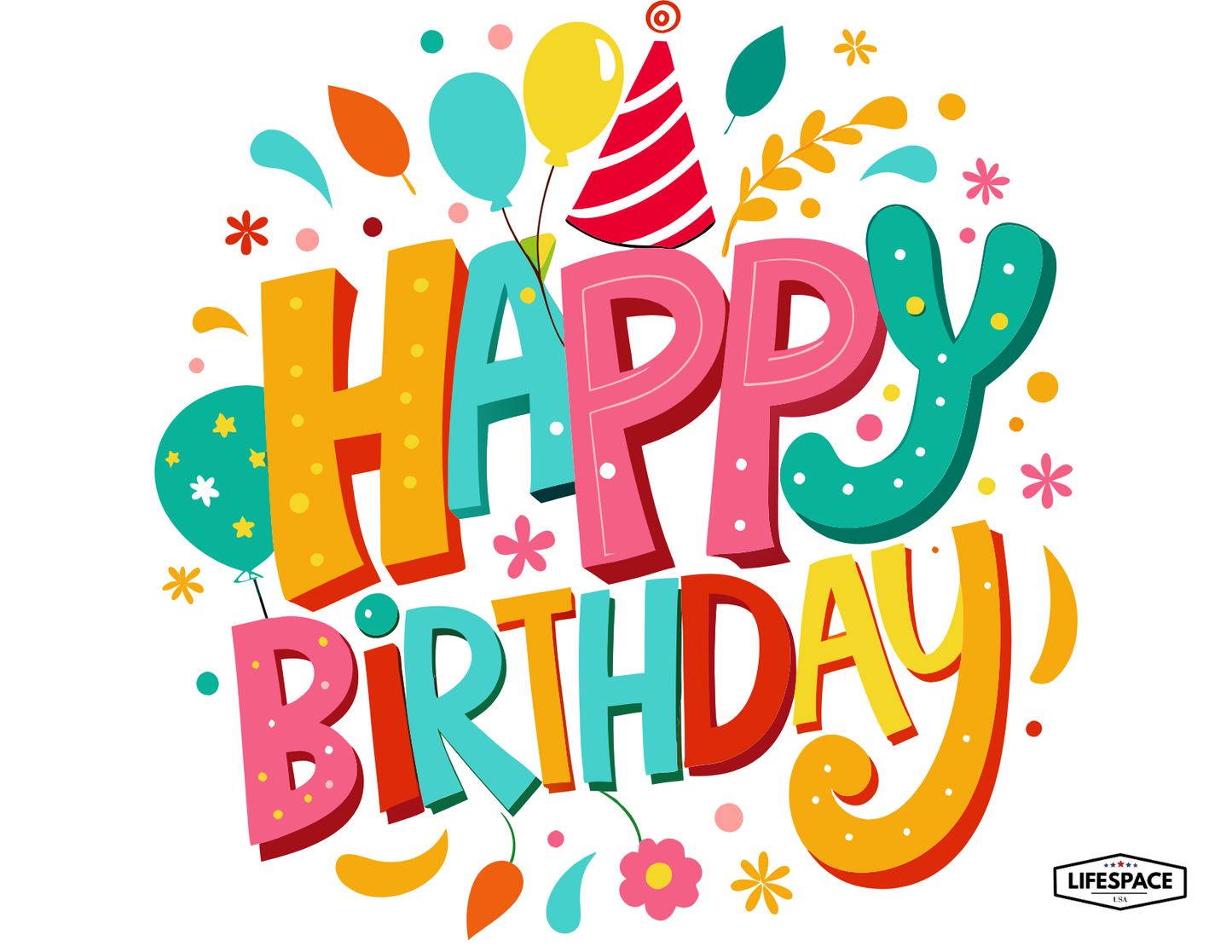 Lifespace Int Happy Birthday Gift Card