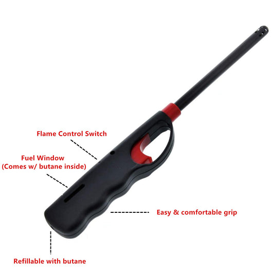 Lifespace Refillable Handi-Flame Adjustable Extended Lighter