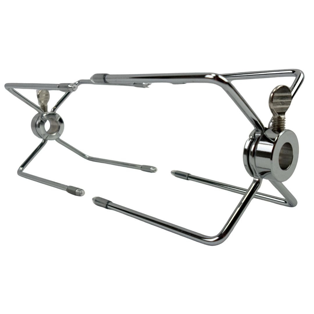 Lifespace 4-Prong Chromed Spit Roast Forks - Set of 2