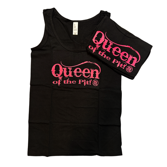 Pit Country Premium Graphic Ladies Tank Top - “Queen of the Pit"