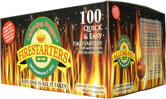 Lightning Nugget Firestarters - Box of 100 Nuggets