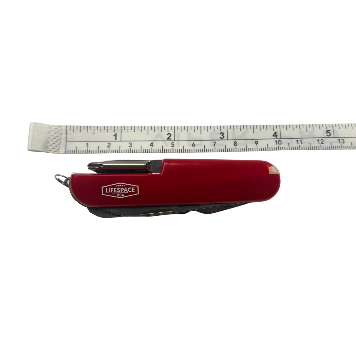 Lifespace 11-in-1 Multi Functional Red EDC Knife - 420SS