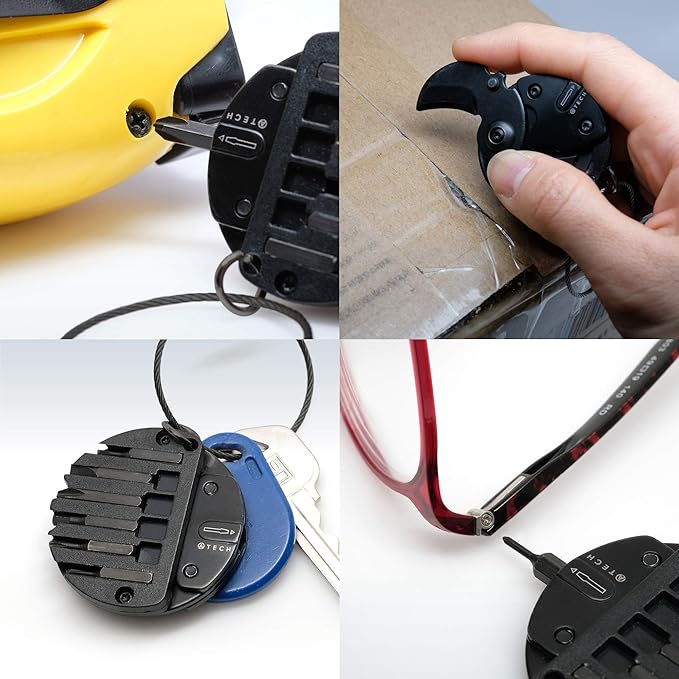 Lifespace Multi-Functional 7-in-1 Pocket Knife Multi-Tool Keychain (Round)