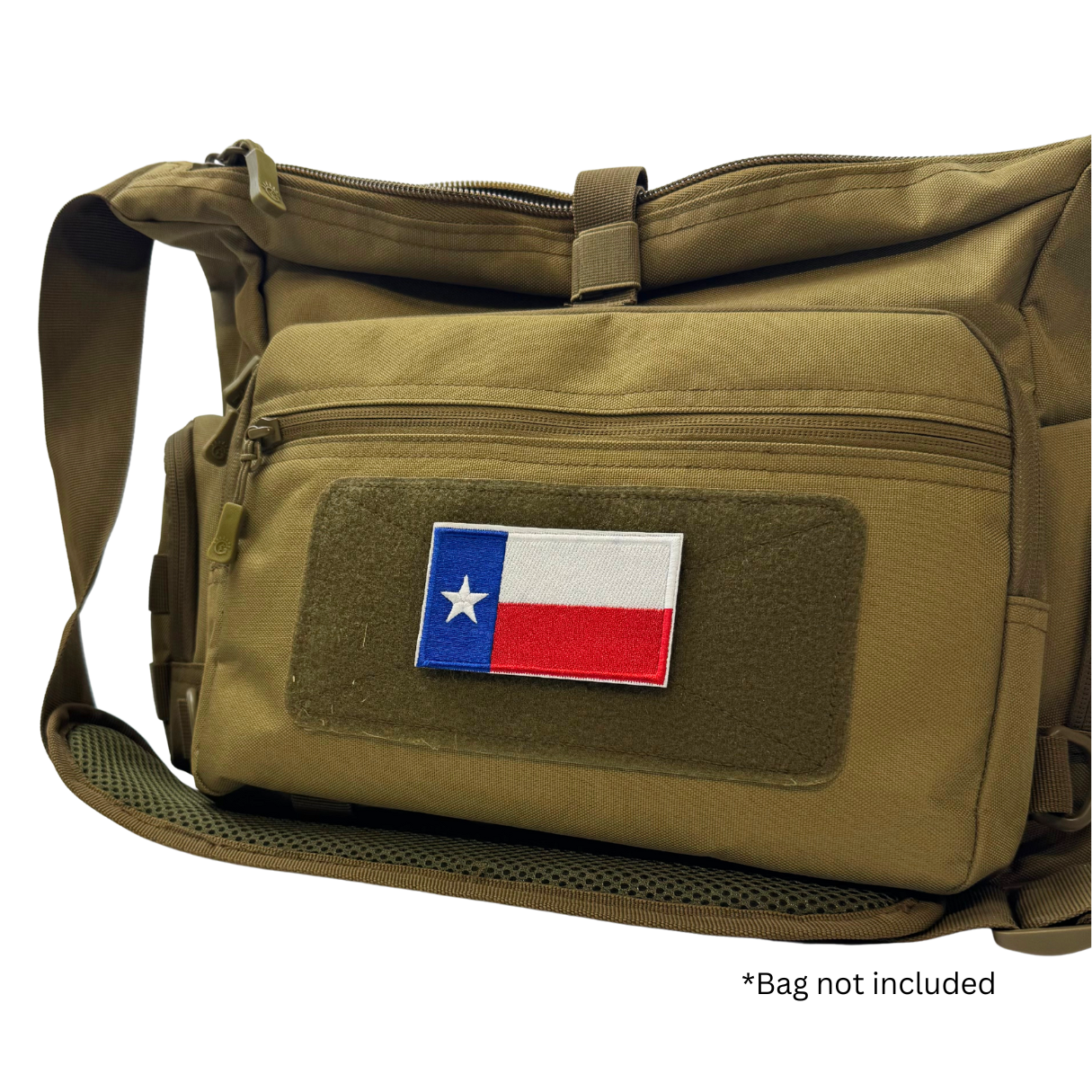 Lifespace Texas Flag Embroidered Velcro Patch
