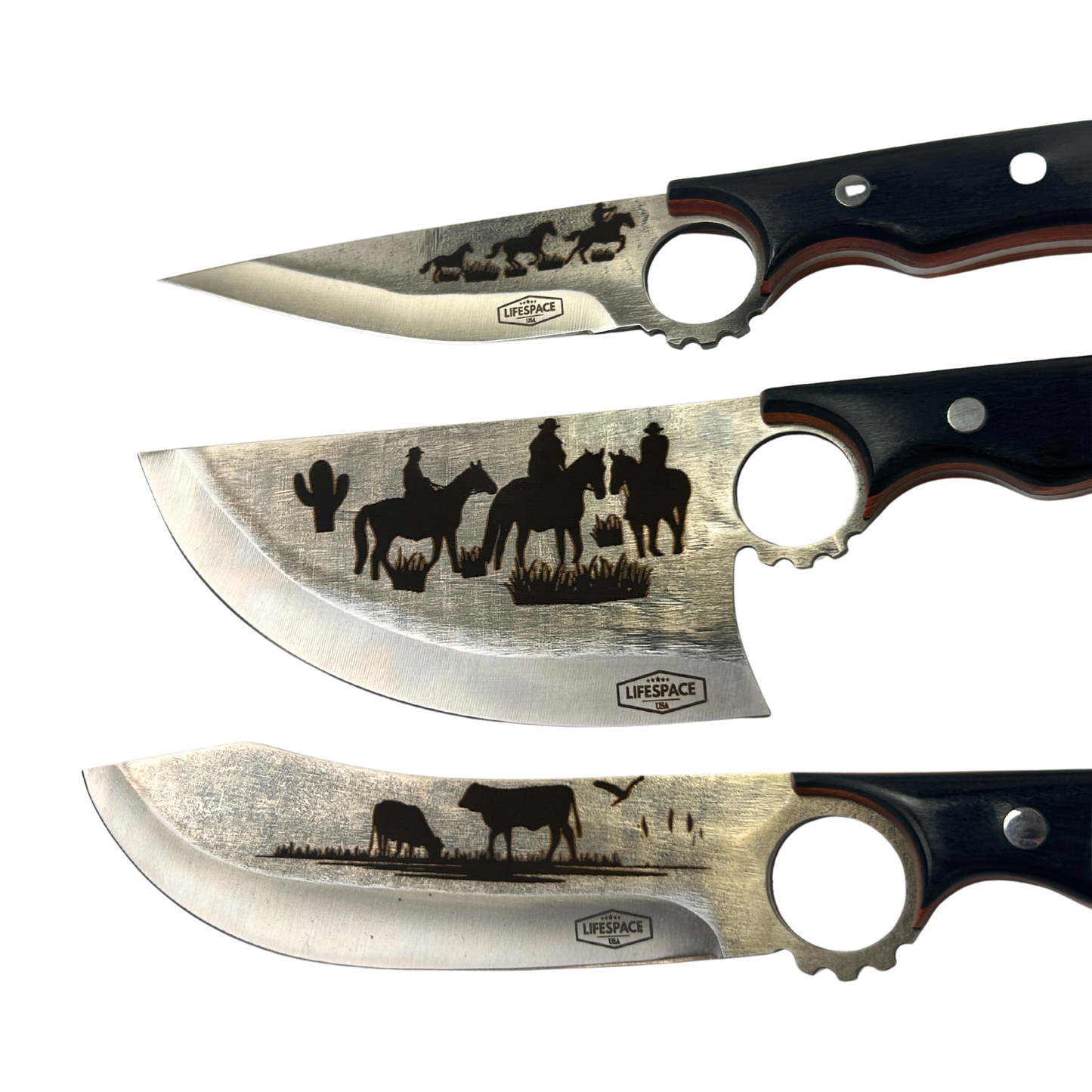 Lifespace Limited Edition Cowboy Kitchen Knife Set