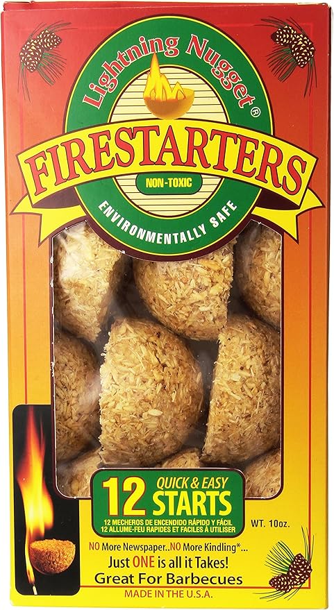 Lightning Nugget Firestarters - Box of 12 Nuggets
