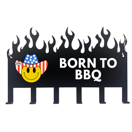 Lifespace Blank Customizable 6 Hook Utility Rack