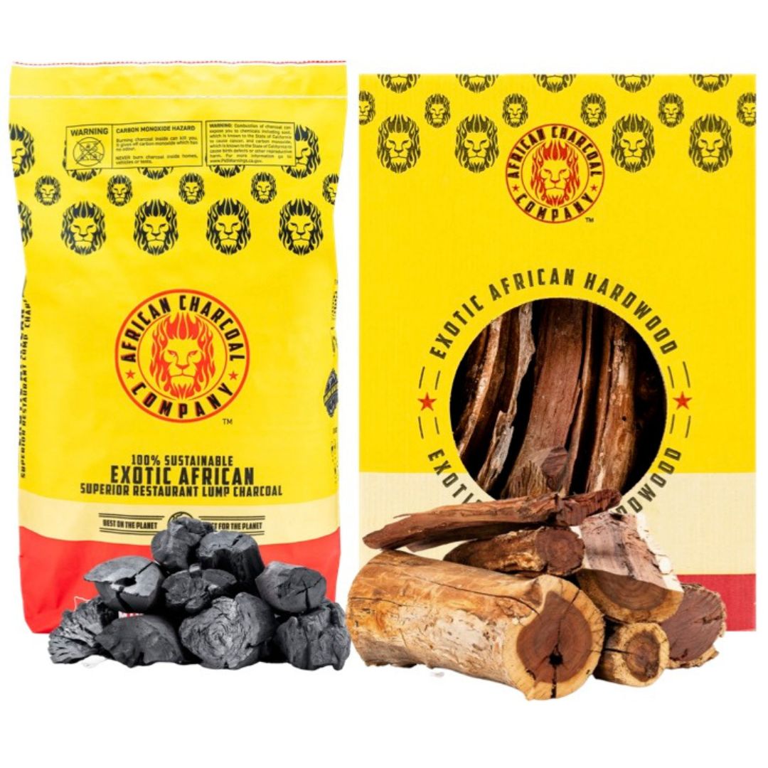 African Charcoal Company 100% Sustainable Superior African Acacia Hardwood - 17.6lbs