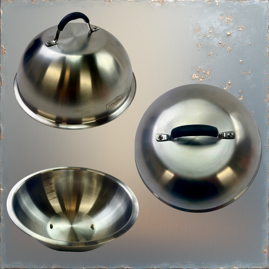 Lifespace Stainless Steel Grill Dome Lid