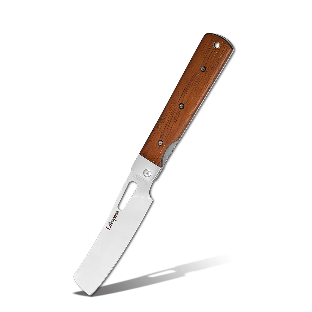 Lifespace 440A Stainless Steel Folding Japanese Chef Knife