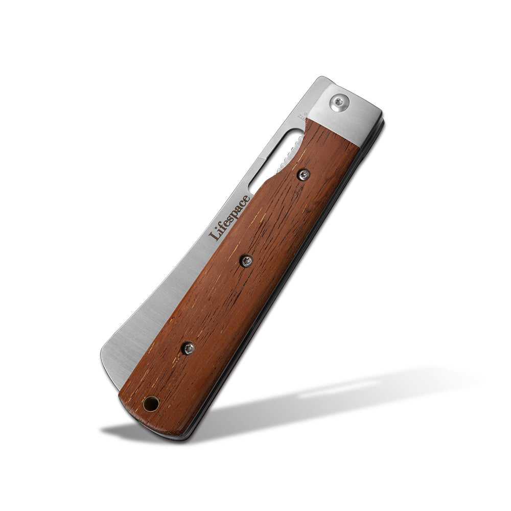 Lifespace 440A Stainless Steel Folding Japanese Chef Knife
