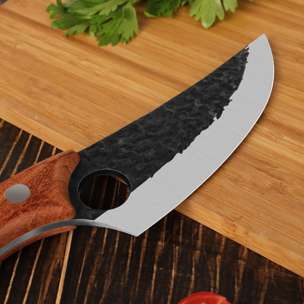 Lifespace 5 Inch Viking Style Cleaver Knife with Sheath