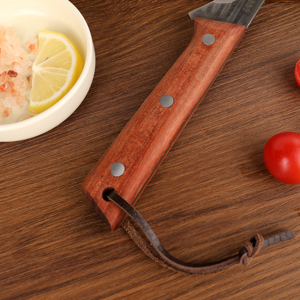 Lifespace Texas Barbecue 5.7 Inch Trimming/ Boning Knife with Red Wood Handle