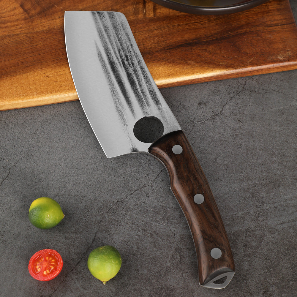Lifespace 5.7 Inch Butcher Cleaver Knife with Sheath