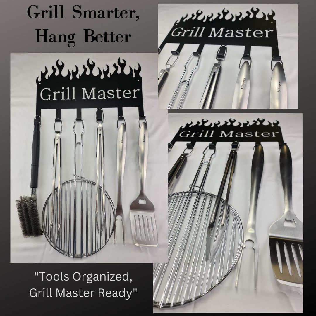 Lifespace 'Grill Master' 6 Hook Grill Patio Utility Rack
