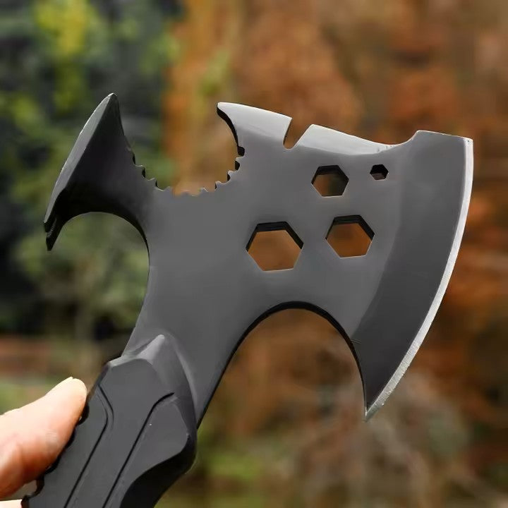 Lifespace Multi-Purpose Stainless Steel Chef Cleaver Hatchet with Accessories
