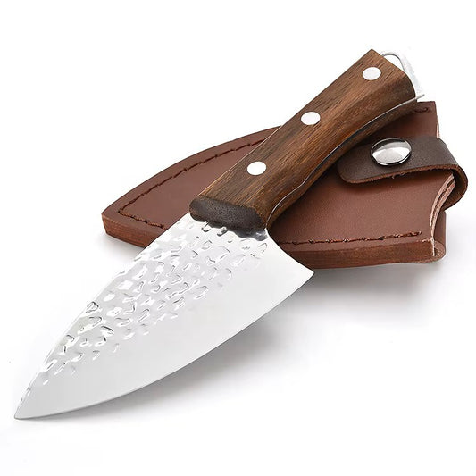 Lifespace Full Tang Stainless Steel Fish Head Kitchen and Outdoor Knife