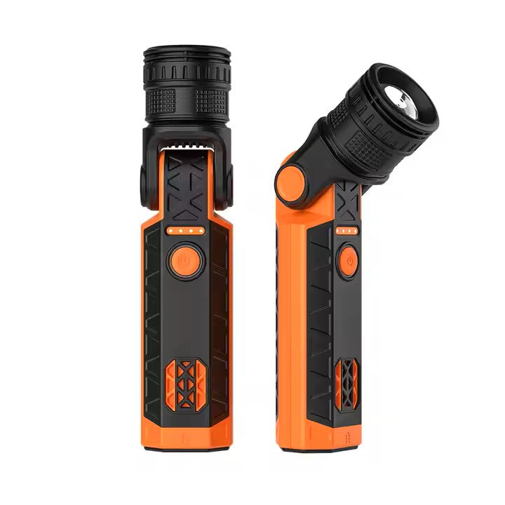 Lifespace Premium 3-in-1 Portable Emergency Flashlight with Siren, USB C-Port & Magnetic Base