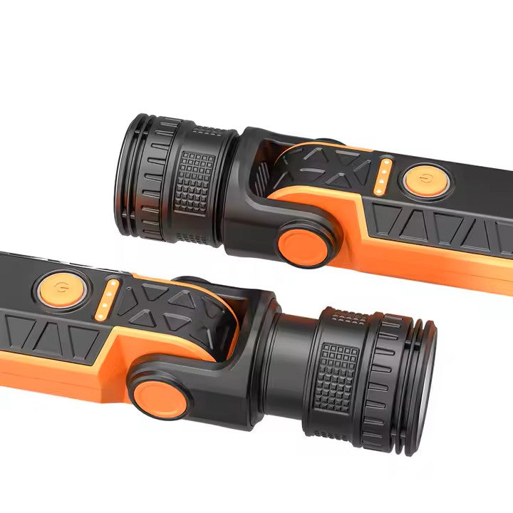Lifespace Premium 3-in-1 Portable Emergency Flashlight with Siren, USB C-Port & Magnetic Base
