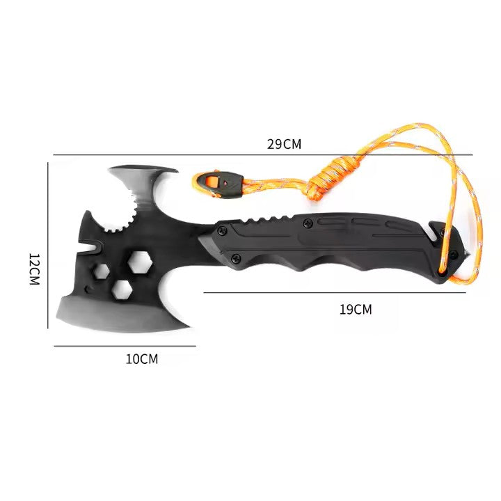Lifespace Multi-Purpose Stainless Steel Chef Cleaver Hatchet with Accessories