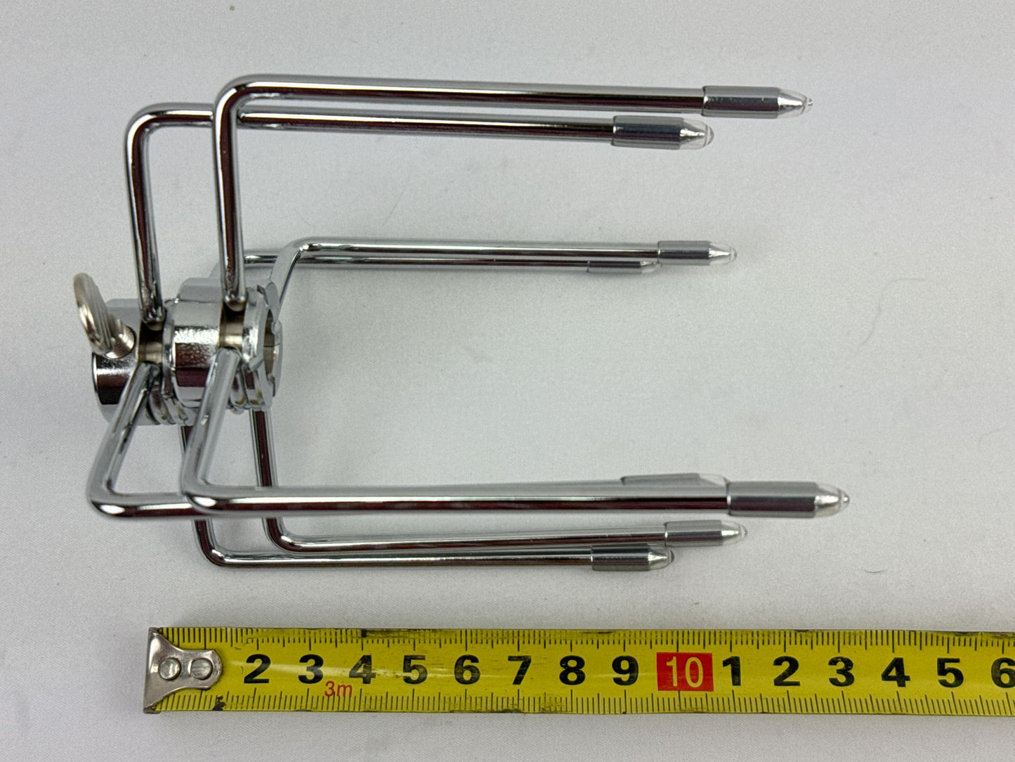 Lifespace 4-Prong Chromed Spit Roast Forks - Set of 2