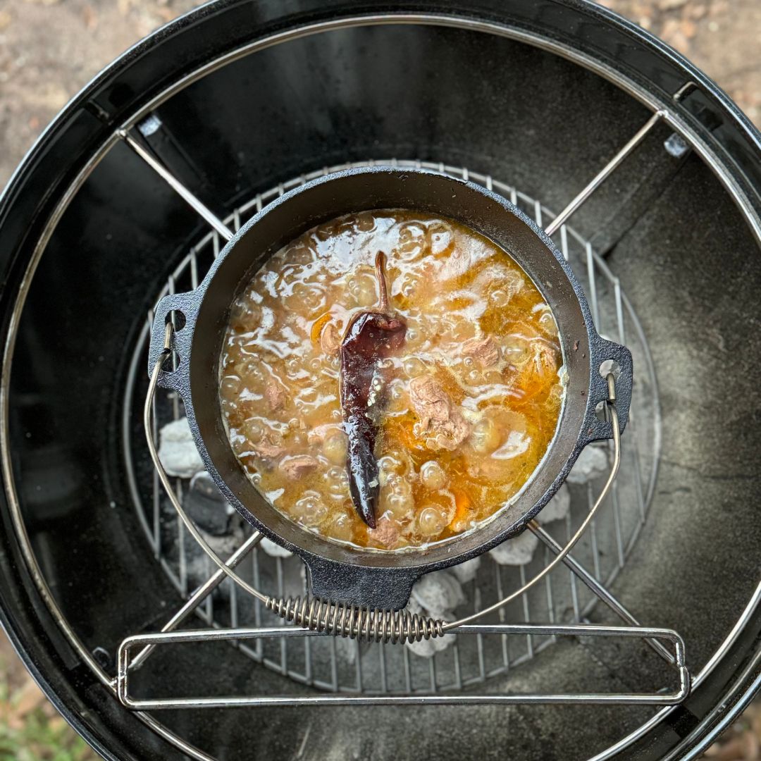 Lifespace Dutch Oven / Pot (Potjie) Ring for 22.5in Kettle Grill with 2 x Side Grids