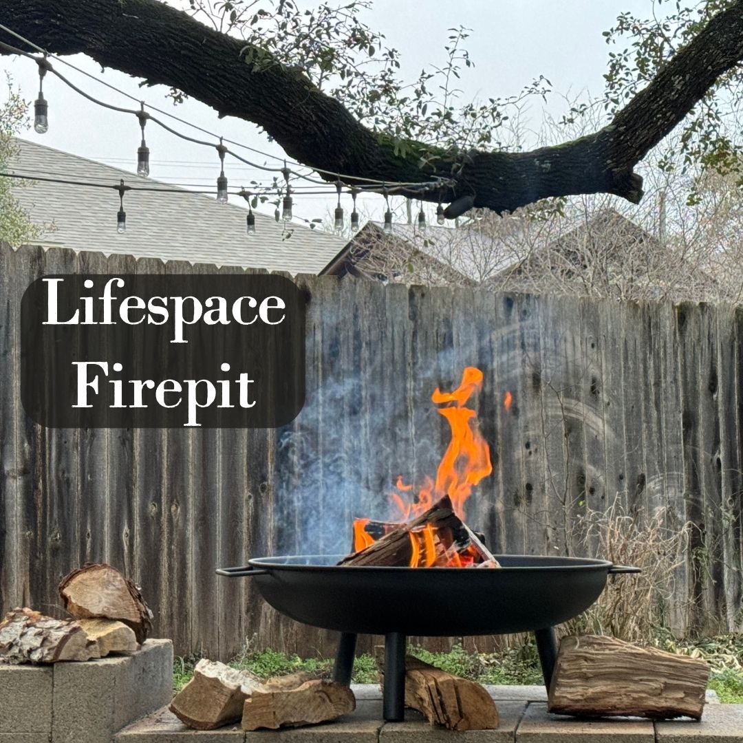 Lifespace Premium 23in Bonfire Bowl Firepit with Convenient Handles