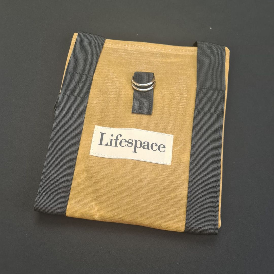 Lifespace Heavy Duty Canvas Firewood Log Carrier Bag with Handles & Strap