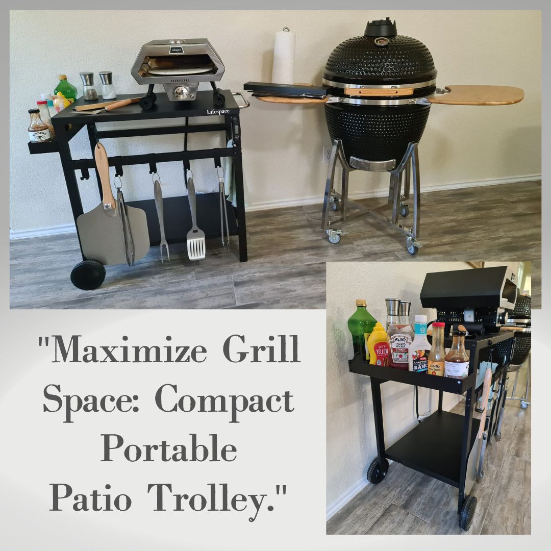 Lifespace Deluxe Patio Trolley Cart: Unleash the Joy of Outdoor Entertaining