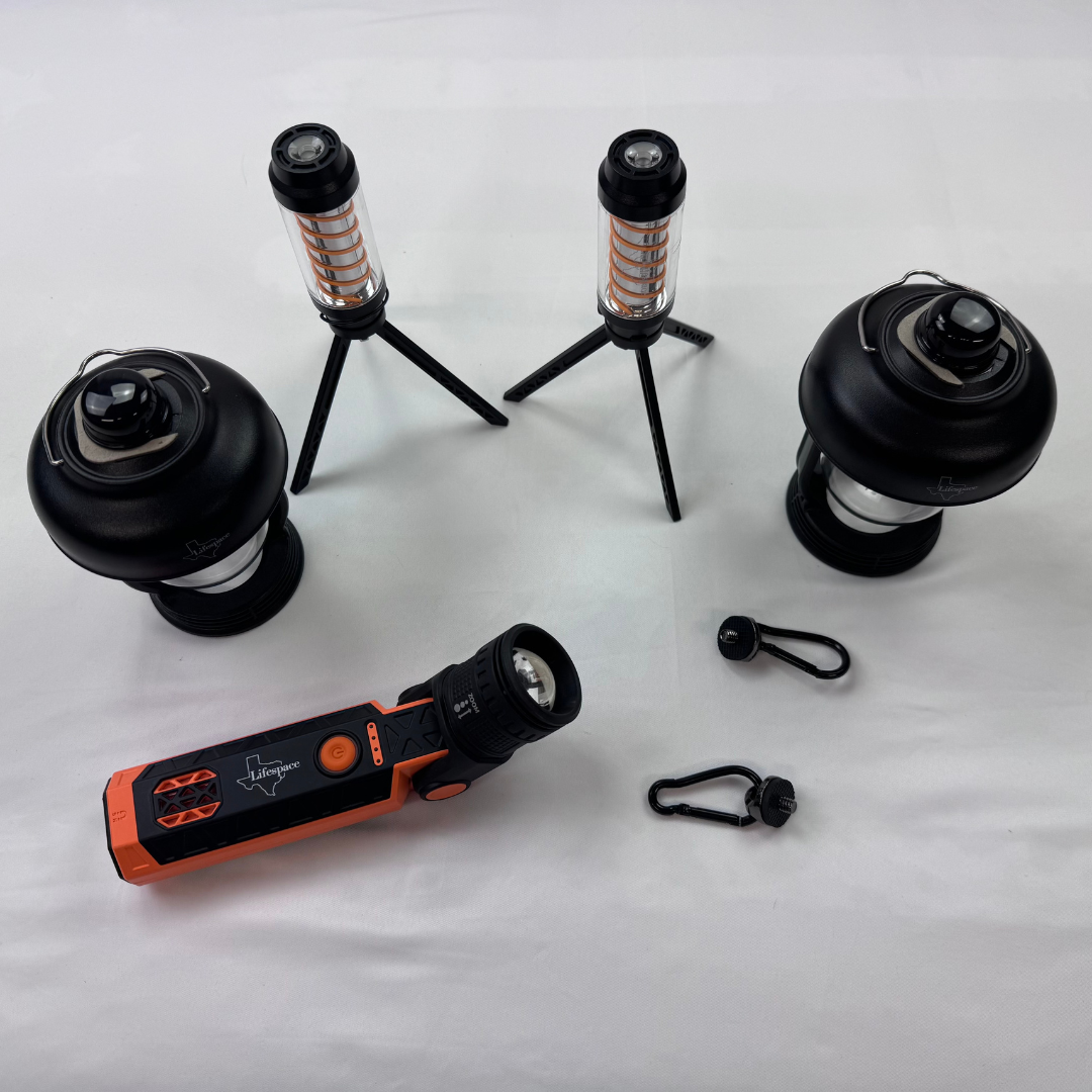 Lifespace Adventure Lighting Kit™ – Rechargeable Emergency Torch, Mini Light Sticks & Camping Lanterns