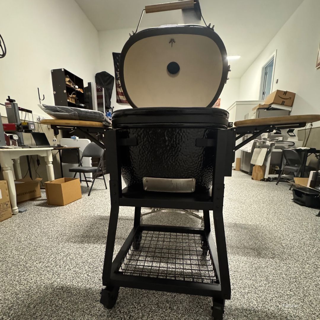 Lifespace 23" Oval Shape Kamado with Charcoal Basket & Ash Drawer