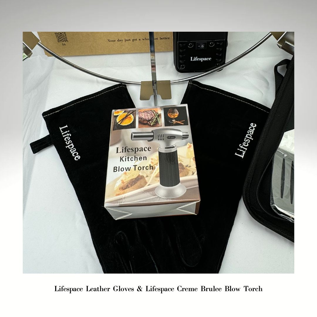 Lifespace Ultimate  22" Kettle Grill Spit Roast Bundle Kit & Accessory Bundle