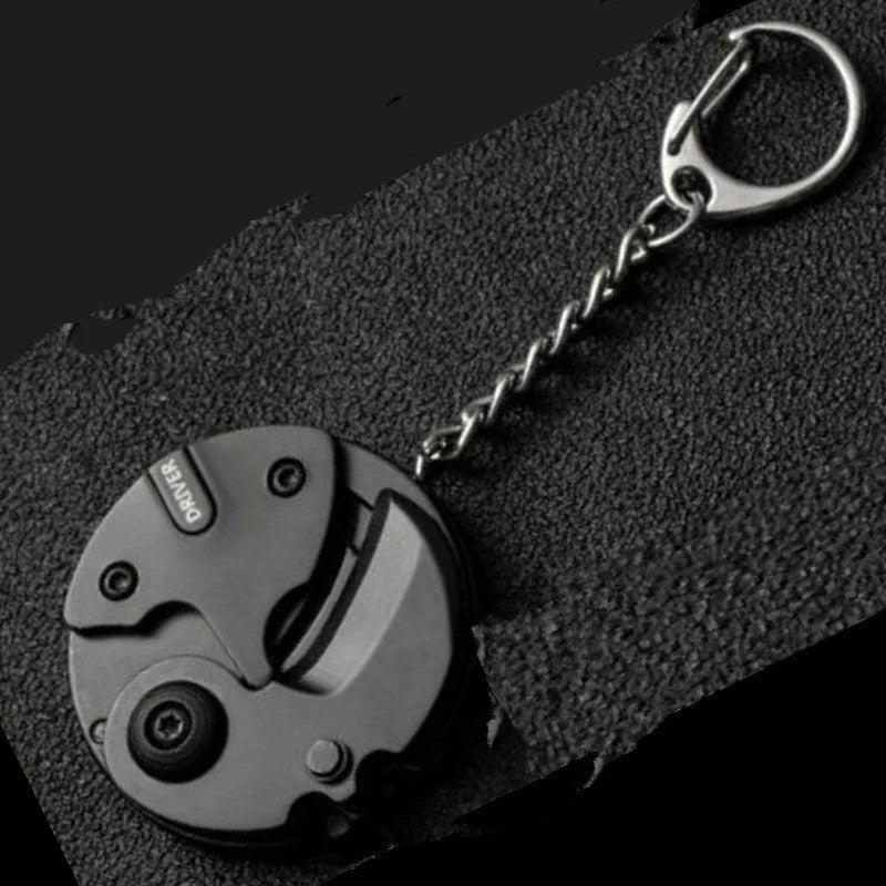 Lifespace Multi-Functional 7-in-1 Pocket Knife Multi-Tool Keychain (Round)