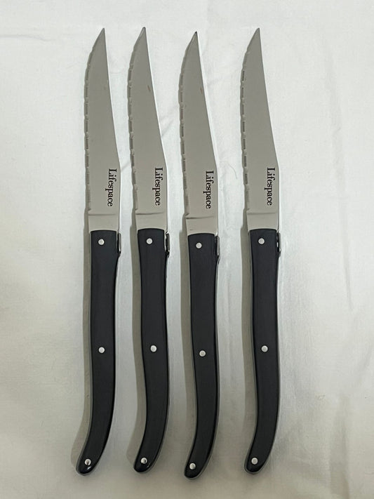 Lifespace 'Laguiole' 4-Piece Steak Knife Set in a Gift Box