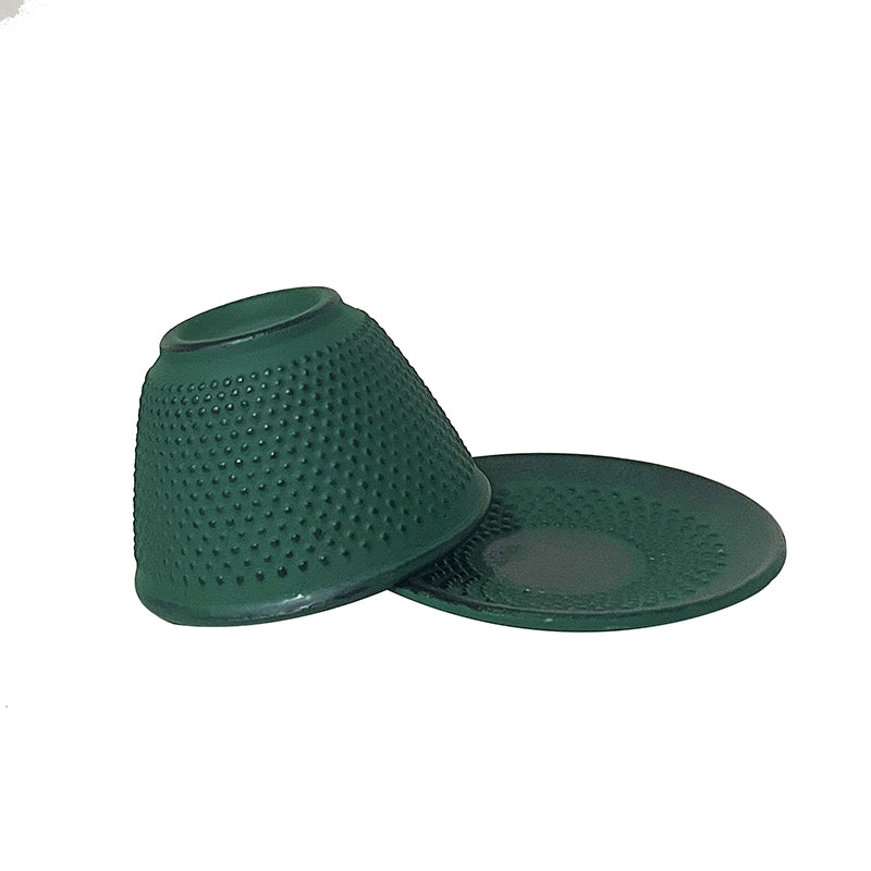 Lifespace Luxury Cast Iron 600ml Teapot Set with SS Filter, Trivet & 4 Cups - avail in Red & Green